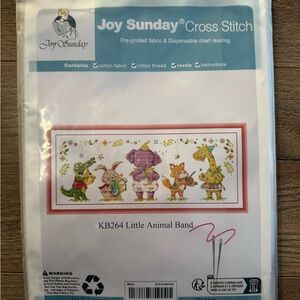Joy Sunday Cross Stitch Kit - Little Animal Band
